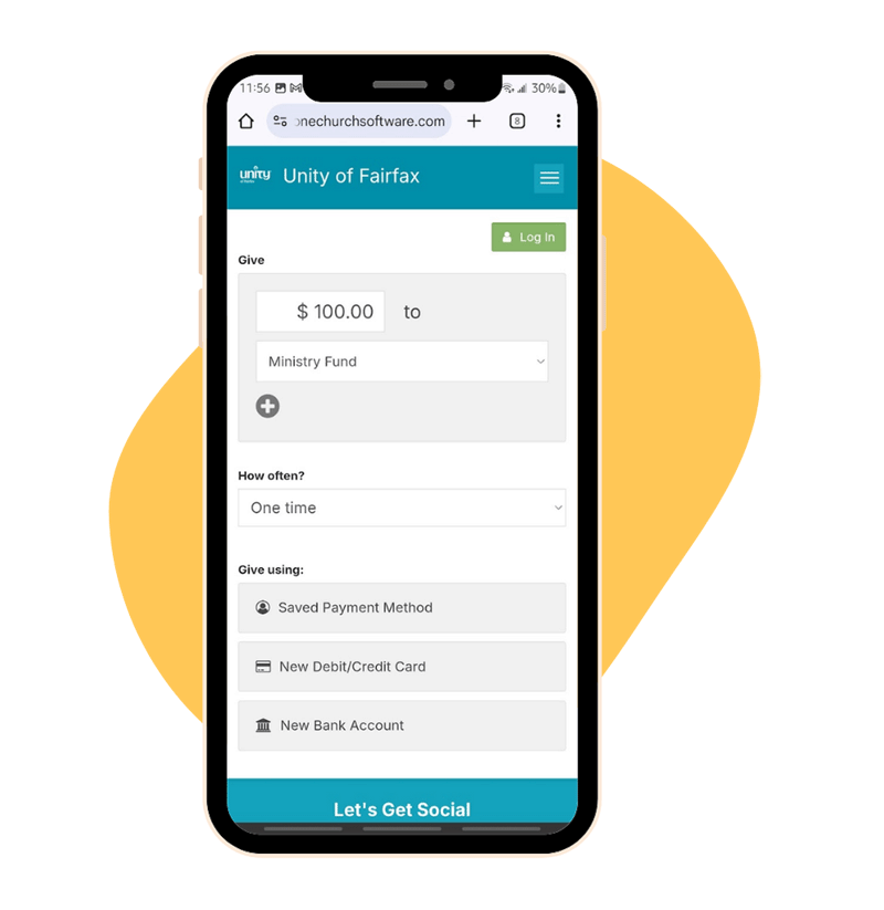 Giving screen
