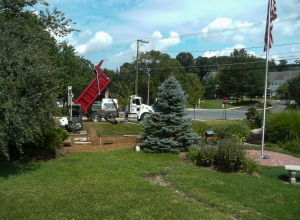 Truck Delivers Supplies